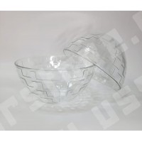 Салатник стеклянный "Лабиринт" 16 см